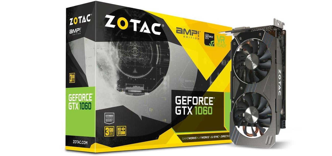 Zotac GeForce GTX 1060 AMP! Edition 3GB GDDR5 - Karty graficzne